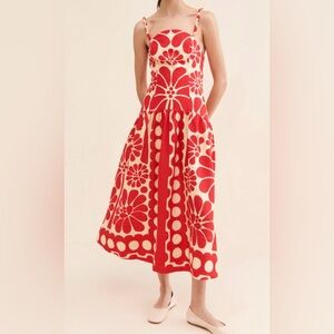 Palermo Linen Midi Dress